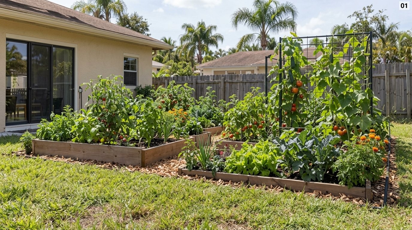 Plan a practical small vegetable garden with rows, raised beds, square-foot layouts, trellises, spacing tips, watering access, and compact garden ideas.