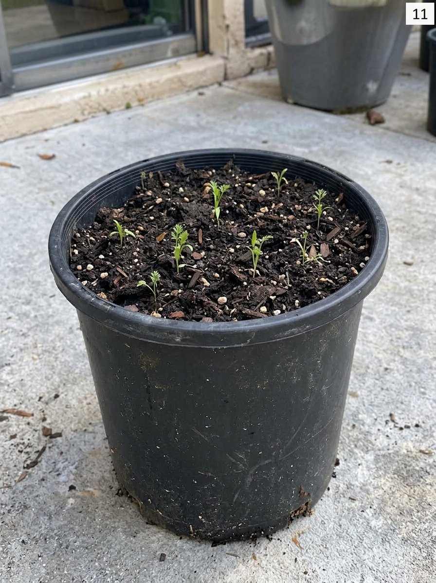 Container size for vegetable plants