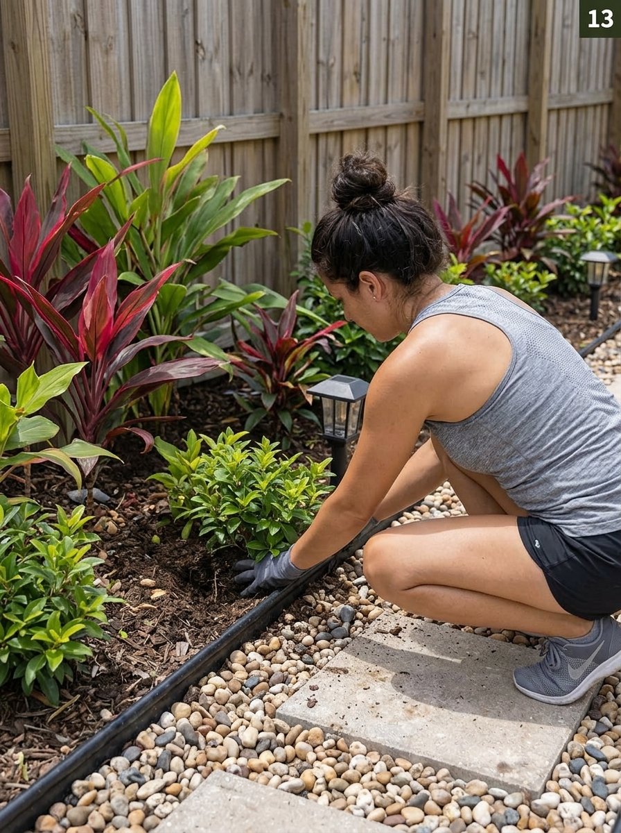 Garden path landscaping idea