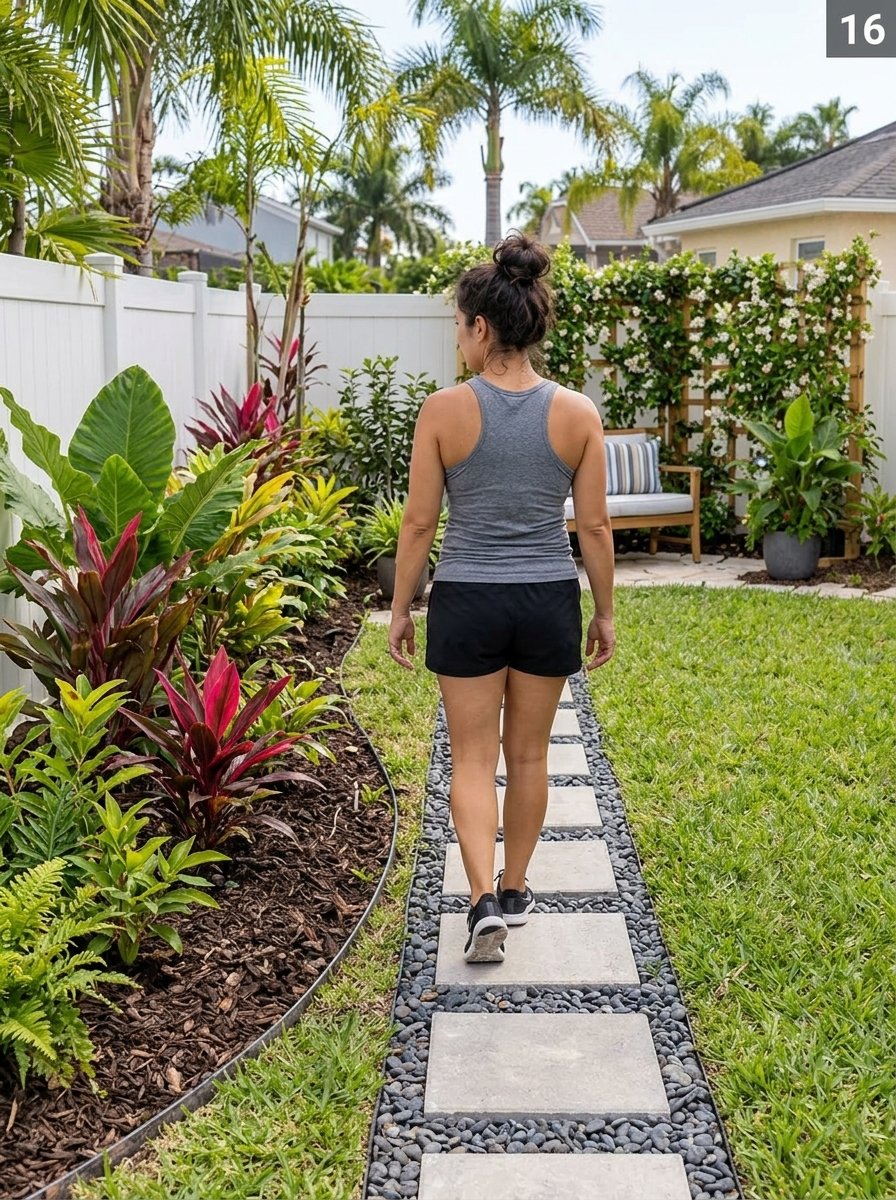 Backyard landscaping privacy idea
