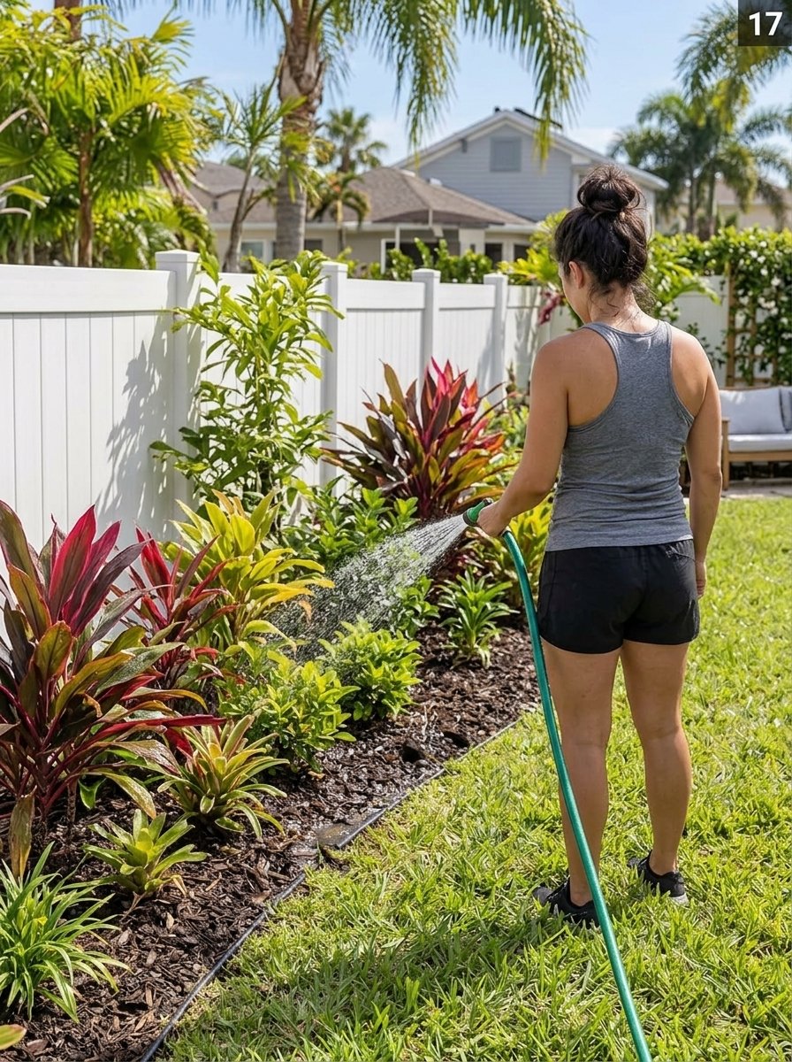 Low-maintenance landscaping idea
