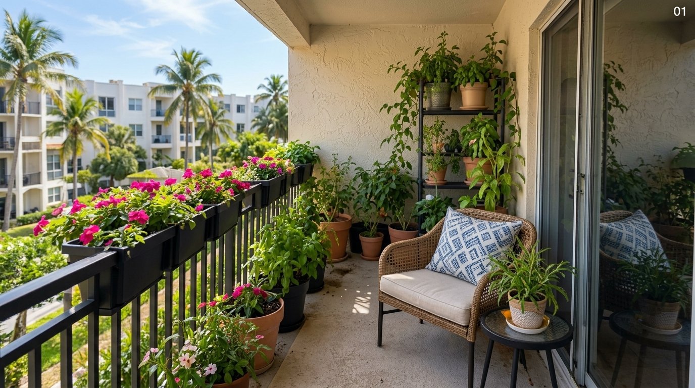 Small space garden plants