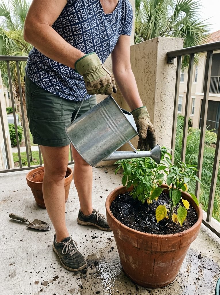 Garden work behind Agrosha