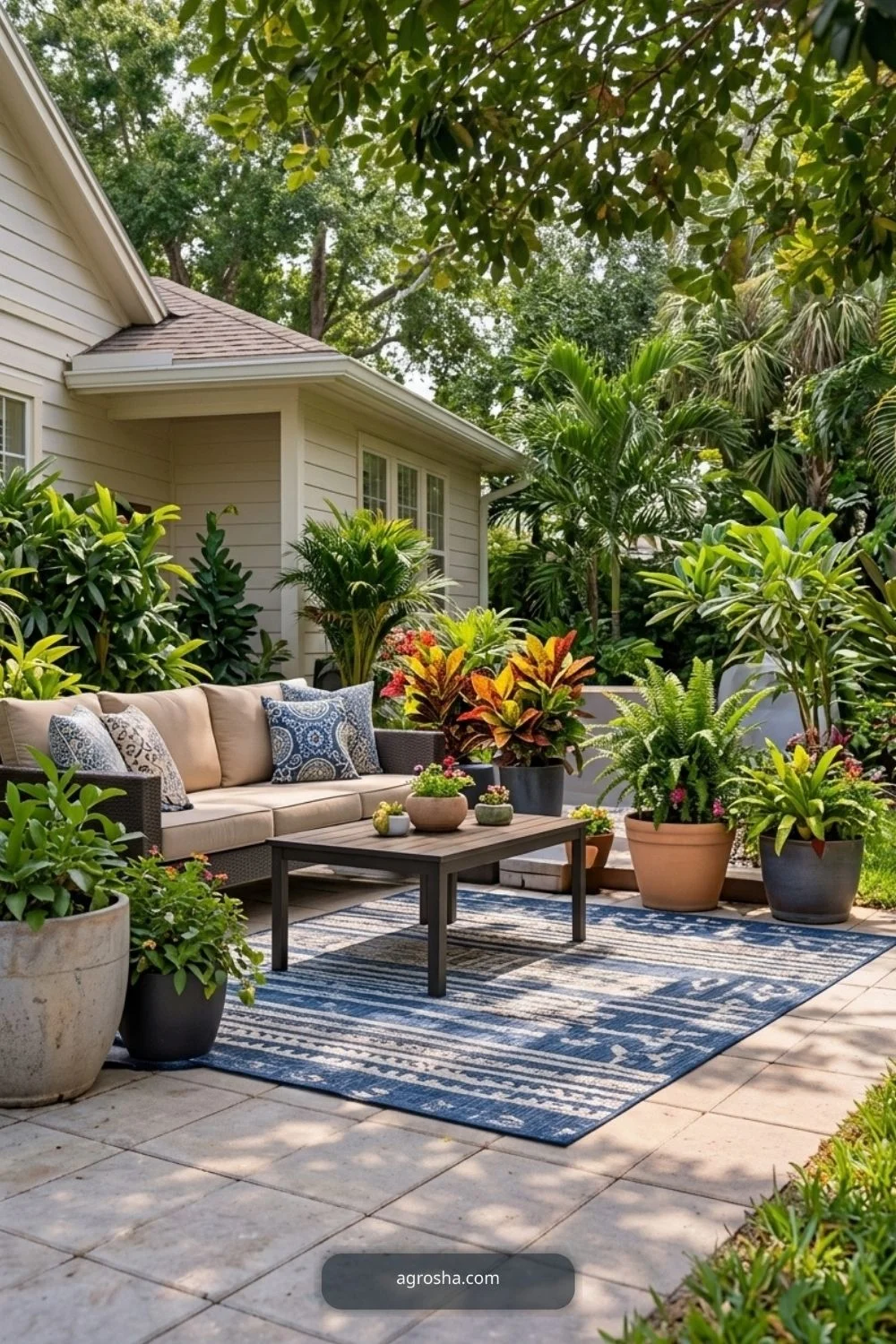 Florida backyard upgrade example showing create a level play or activity area