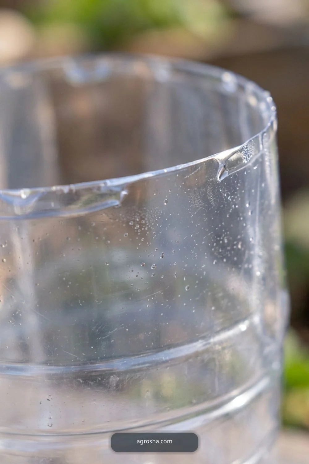 Vent, water and inspect daily for DIY garden cloche from recycled materials