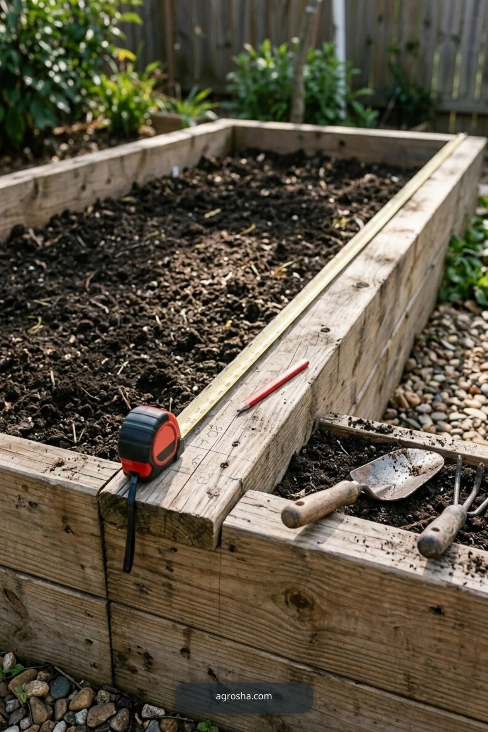 Measure the bed and choose the cover job for DIY mini greenhouse for raised beds