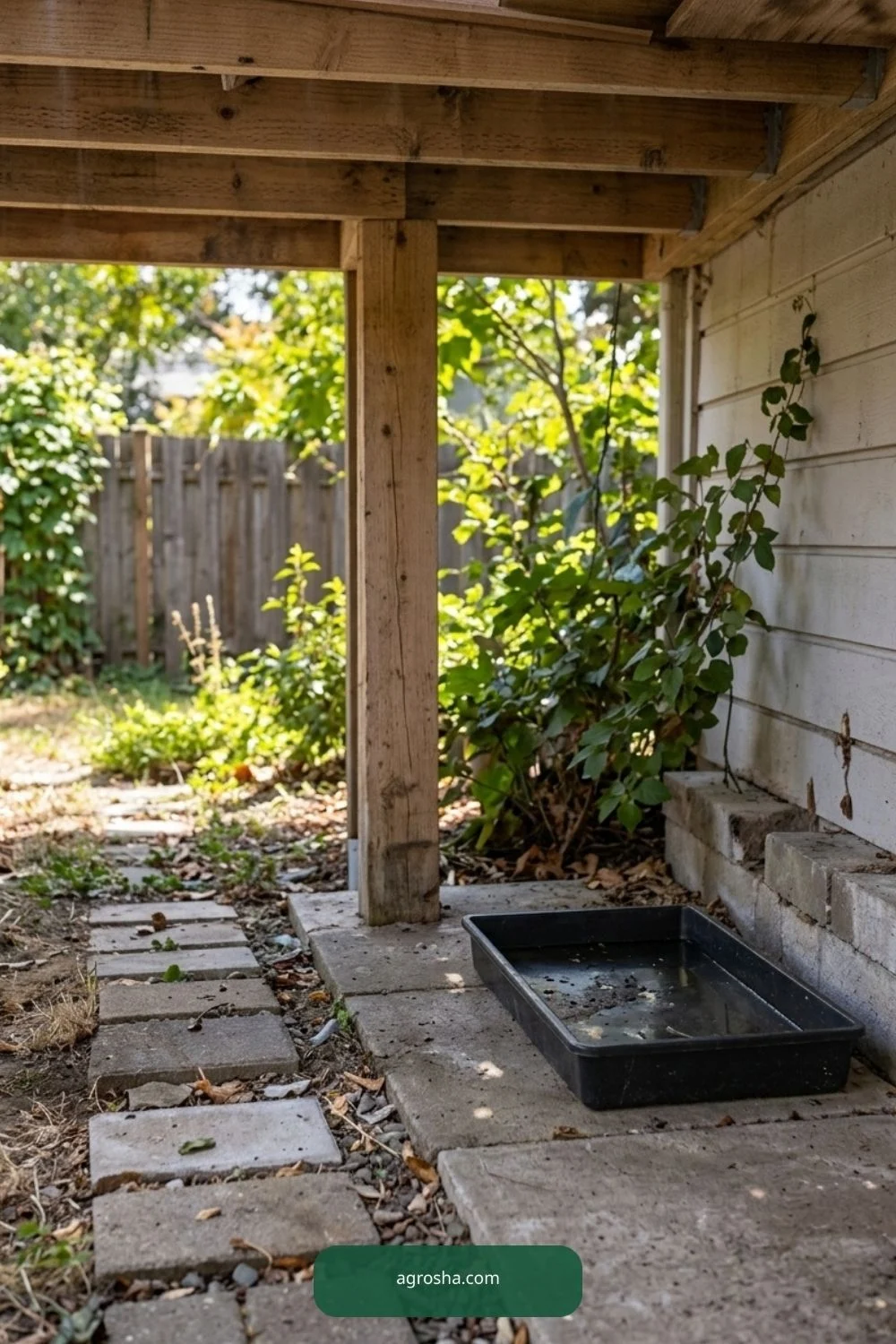 Choose a cool protected site for DIY worm composting station outdoors